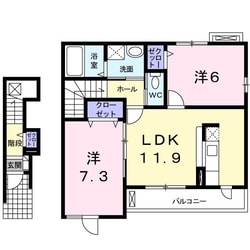 プレシャスコートＫの物件間取画像